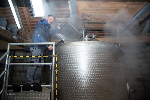 Zoigl Bilder zum Zoiglbrauvorgang